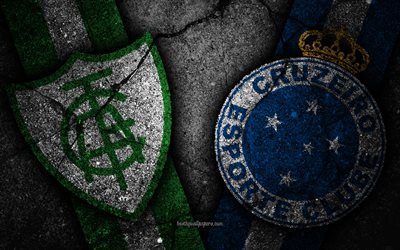 America MG vs Cruzeiro, Round 32, Serie A, Brazil, football, America MG FC, Cruzeiro FC, soccer, brazilian football club