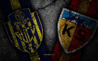 Kayserispor vs Ankaragucu, 丸11, スーパーリーグ, トルコ, サッカー, Ankaragucu FC, Kayserispor FC, トルコサッカークラブ