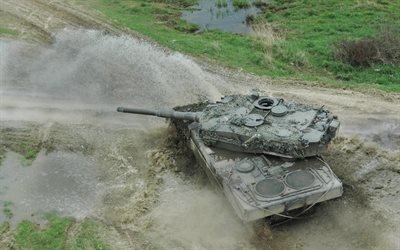 Leopard 2A4, German battle tank, armored vehicles, Germany, German tanks, Leopard