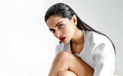 Deepika Padukone, 2018, Bollywood, los labios rojos, la actriz india, la belleza, la sesi&#243;n de fotos