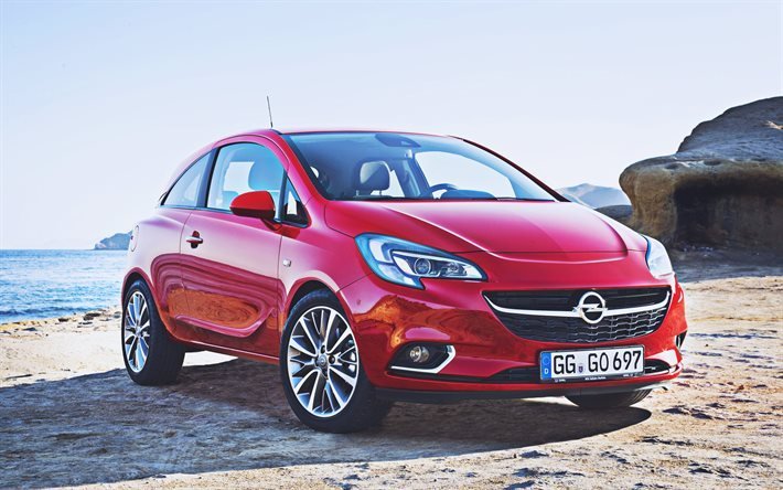 Opel Corsa 3-door, 4k, offroad, 2019 cars, Opel Corsa E, 2019 Opel Corsa, german cars, Opel