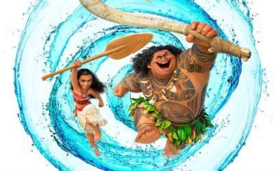Maui, Moana, 3d-animaatio, 4k