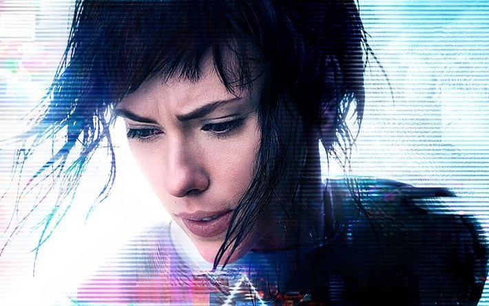 Ghost in the Shell, 4K, 2017 movie, Scarlett Johansson