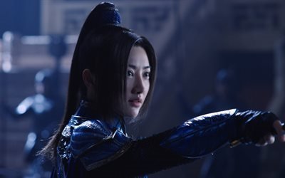 La Gran Muralla, el Comandante Lin Mei, 4K, 2016, actriz, Tian Jing