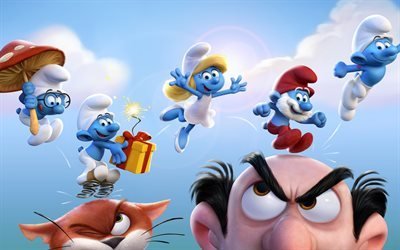 Smurfs, The Lost Village, 2017, new cartoons