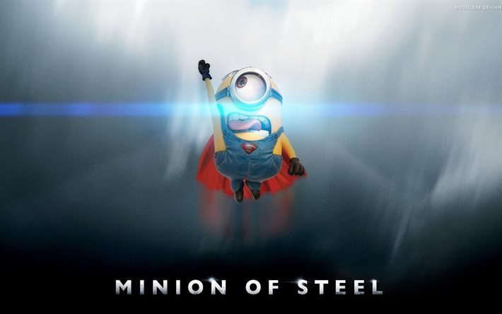 Superman, Minions, Man of Steel, Despicable Me