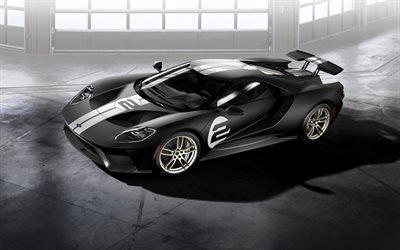 Ford GT66, 2017, Heritage Edition, sportbil, svart Ford