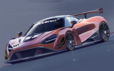 McLaren 720S GT3, hypercars, 2019 cars, supercars, McLaren