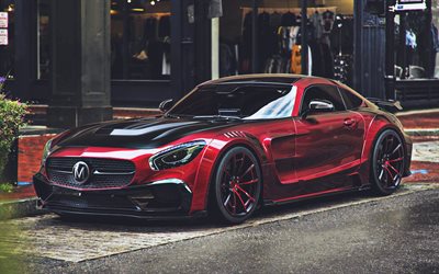 Mansory Mercedes-AMG GT S, tuning, supercars, 2018 cars, street, AMG, Mansory, Mercedes-Benz