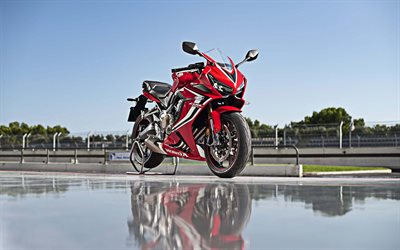 Honda CBR 650 R, 4k, sportsbikes, 2019 polkupy&#246;r&#228;&#228;, punainen moottoripy&#246;r&#228;, uusi Honda CBR, superbike, Honda