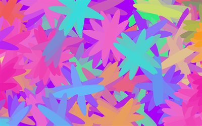 multicolored patterns background, multicolored abstraction, colored blots background, multicolored texutra flowers, abstraction