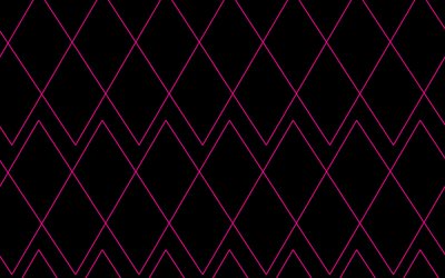 purple lines background, black background, neon lines background, geometric background