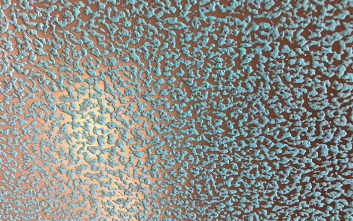pimples textures, macro, pimples on glass, background with pimples, blue pimples