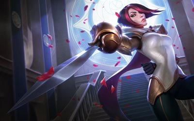Fiora, 4k, MOBA, female characters, League of Legends