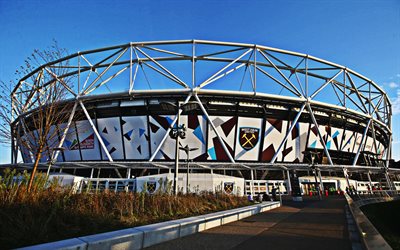 Londra, Stadio Del West Ham United, Stadio Di Calcio Inglese Stadium, Inghilterra, Regno Unito, Premier League, Il Queen Elizabeth Olympic Park
