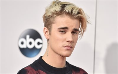 Justin Bieber, cantante Canadiense, retrato, joven estrella de la cara