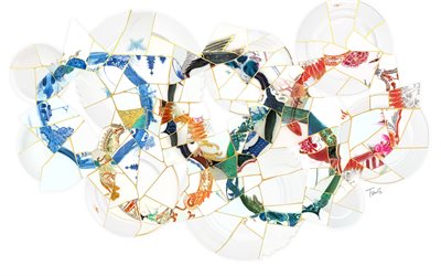 オリンピックの看板, 創造サ, ロゴ, エンブレム, 夏季オリンピック大会の開催, 2020年の東京, 日本美術