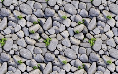 gray pebbles, macro, gray stone texture, gray stones, pebbles backgrounds, pebbles textures, stone backgrounds, gray backgrounds, pebbles, gray pebbles texture