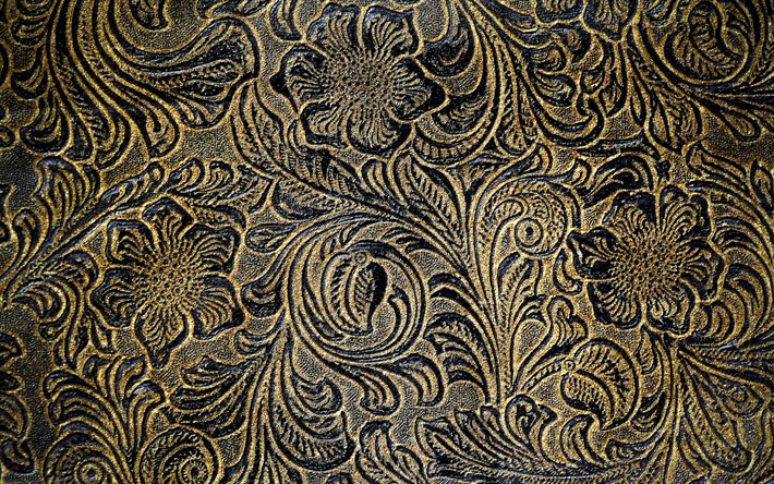 gold floral ornaments texture, fabric flowers texture, gold flowers ornaments, ornaments texture, fabric textures with flowers