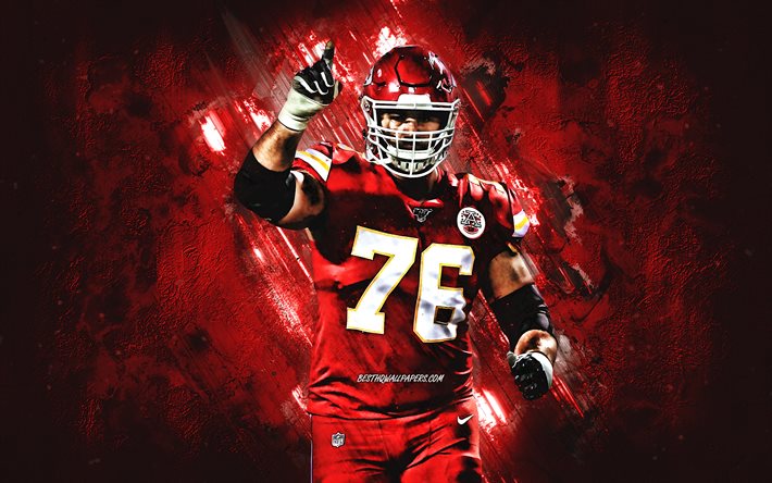Laurent Duvernay, Kansas City Chiefs, NFL, Canadian player, American football, red stone background, National Football League