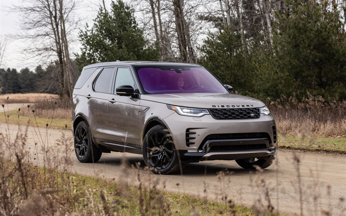 land rover discovery p360 r-dynamic, 4k, tout-terrain, voitures 2022, l462, vus, land rover discovery 2022, land rover