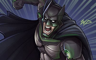 Batman, superheroes, 2017 games, Injustice 2