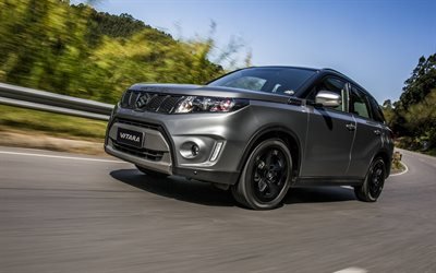 Suzuki Vitara, 4k, road, 2018 cars, crossovers, new Vitara, Suzuki