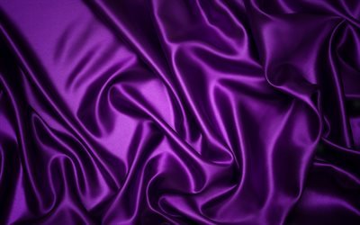 la texture de la soie, tissu de soie, de soie violet, pourpre tissu