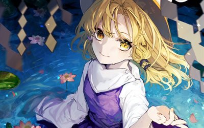 Moriya Suwako, g&#246;let, manga, anime karakterler, Touhou