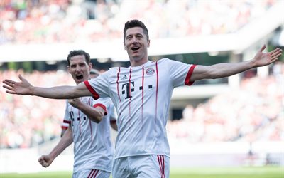 Robert Lewandowski, Bayern Munich, Germany, Polish football player, goal, Bundesliga