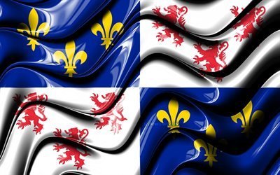 Picard&#237;a de la bandera, 4k, las Provincias de Francia, distritos administrativos, la Bandera de Picard&#237;a, arte 3D, Picard&#237;a, provincias francesas, Picard&#237;a 3D de la bandera, Francia, Europa