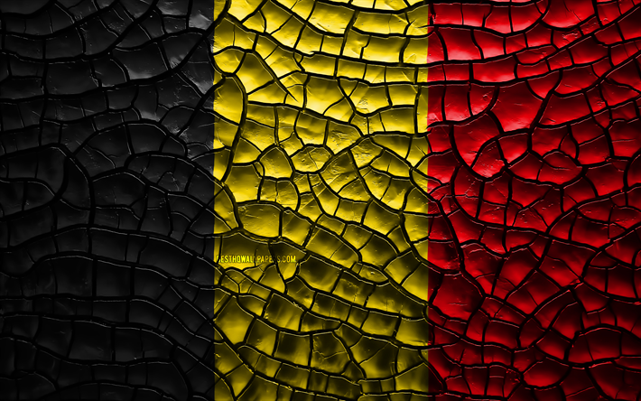 Download Wallpapers Flag Of Belgium 4k Cracked Soil Europe Belgian Flag 3d Art Belgium European Countries National Symbols Belgium 3d Flag For Desktop Free Pictures For Desktop Free