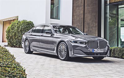 BMW 7-series, G12, 4k, luxury cars, 2020 cars, BMW G12, 2019 BMW 7-series, german cars, BMW