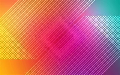 4k, colores, l&#237;neas, android, lollipop, formas geom&#233;tricas, creativo, tiras, geometr&#237;a, dise&#241;o de material