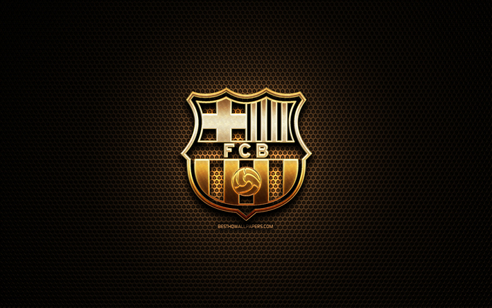 برشلونة FC, بريق الشعار, الدوري, FCB, الاسباني لكرة القدم, الشبكة المعدنية الخلفية, برشلونة بريق الشعار, في الدوري الإسباني لكرة القدم, كرة القدم, برشلونة, إسبانيا