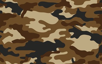 brun sommaren kamouflage, 4k, milit&#228;ra kamouflage, brun kamouflage bakgrund, kamouflage m&#246;nster, sommaren kamouflage, kamouflage texturer, kamouflage bakgrund, brun kamouflage