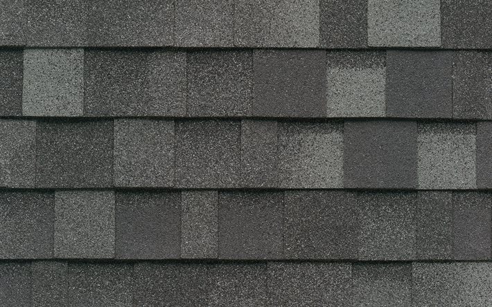 黒ソフトタイルの質感, ソフト瀝青タイルの質感, 屋根材質感, 屋根瓦の質感, 黒色の背景