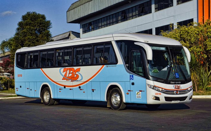 marcopolo reise-900, road, 2015 buses, passenger transport, marcopolo buses 2015 marcopolo reise-900, hdr, marcopolo