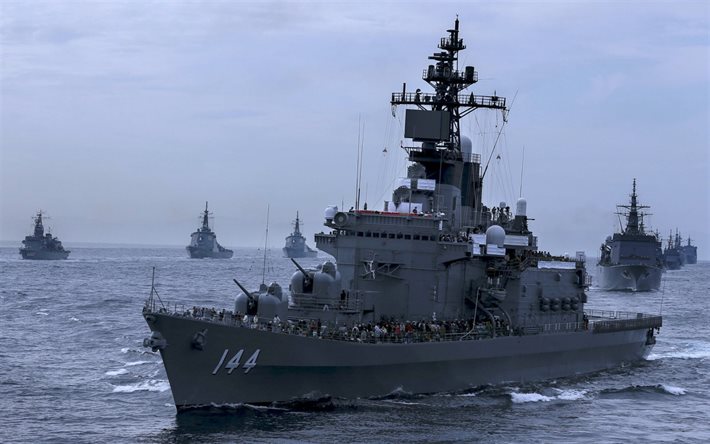 JS Kurama, DDH-144, JMSDF, Japanese destroyer, JDS Kurama, Shirane-class destroyer, Japan Maritime Self-Defense Force, japanese warships