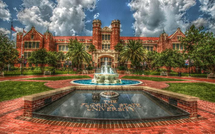 Florida State University, huvudbyggnad, exteri&#246;r, State University System of Florida, Tallahassee, Florida, USA