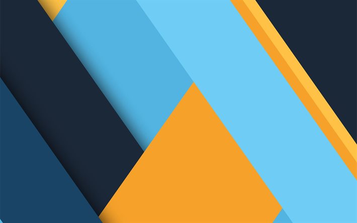 material design, blue and yellow, geometric shapes, colorful backgrounds, geometric art, creative, background with lines