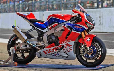 Honda CBR1000RRW, 4k, 2019 motosiklet sportsbike, superbikes, 2019 Honda CBR1000RRW, Japon motosikletler, Honda