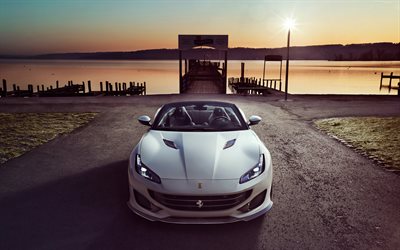 4k, Ferrari Portofino, tuning, 2019 bilar, supercars, Novitec Ferrari Portofino, italienska bilar, Ferrari