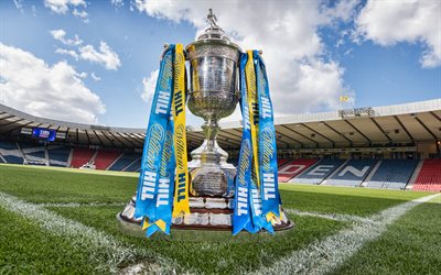 Scottish Cup, gold cup, award cup, football cup, Scottish Football Association Challenge Cup, Hampden Park, EURO 2020 stadiums
