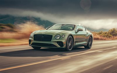 4k, Bentley Continental GT, carretera, 2019 coches, coches de lujo, 2019 Bentley Continental GT, el brit&#225;nico de autom&#243;viles, Bentley