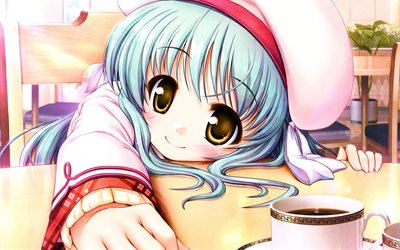 Sayumi Ureshino, 4k, manga, Daitoshokan ei Hitsujikai, kuvitus, Ureshino Sayumi