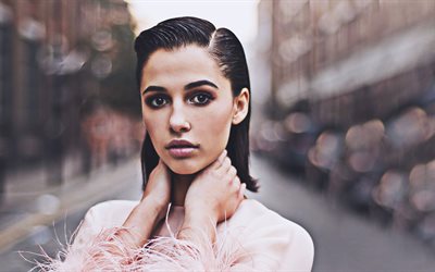 Naomi Scott, 2019, Marie Claire photoshoot, american celebrity, beauty, Hollywood, amerrican actress, brunette woman, Naomi Scott photoshoot, young actress, Naomi Grace Scott