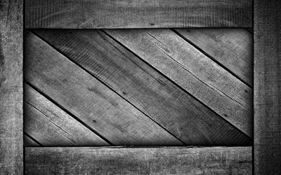 grigio telaio di legno, di legno, texture, grigio sfondo in legno, telaio grigio, serramenti in legno