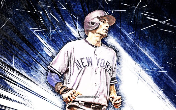 Download wallpapers 4k, Tyler Wade, grunge art, MLB, New York Yankees ...
