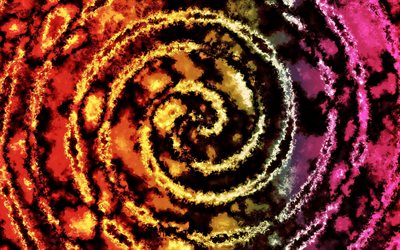 spirali, cerchi, anelli, vortex, grunge, creative